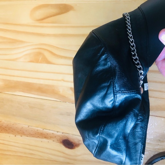 JUST US Women’s  Black Leather Riding Pants Chaps 2XL And Hat M/L - Picture 14 of 16